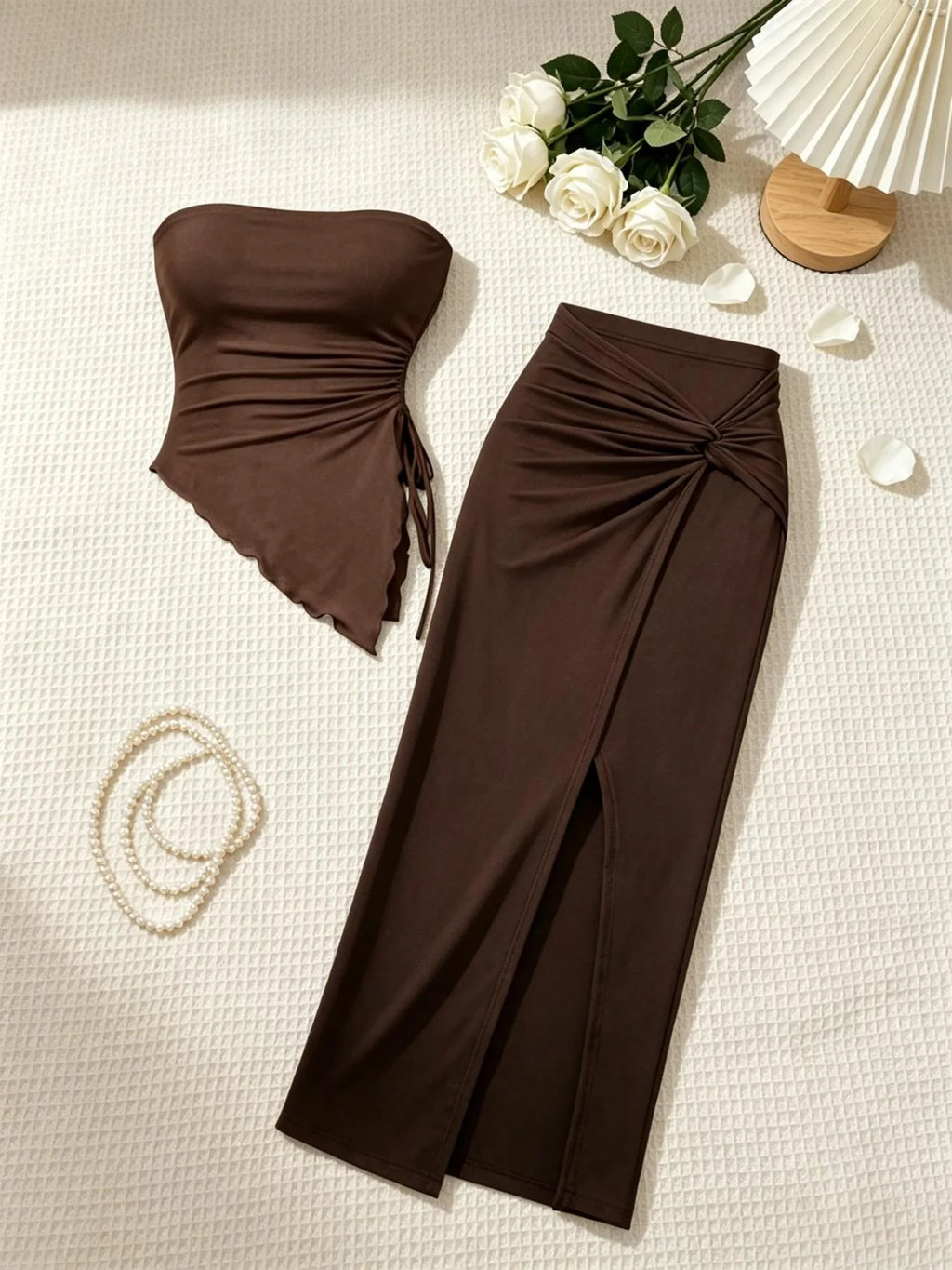Ensemble 2 Pièces Femme Élégant