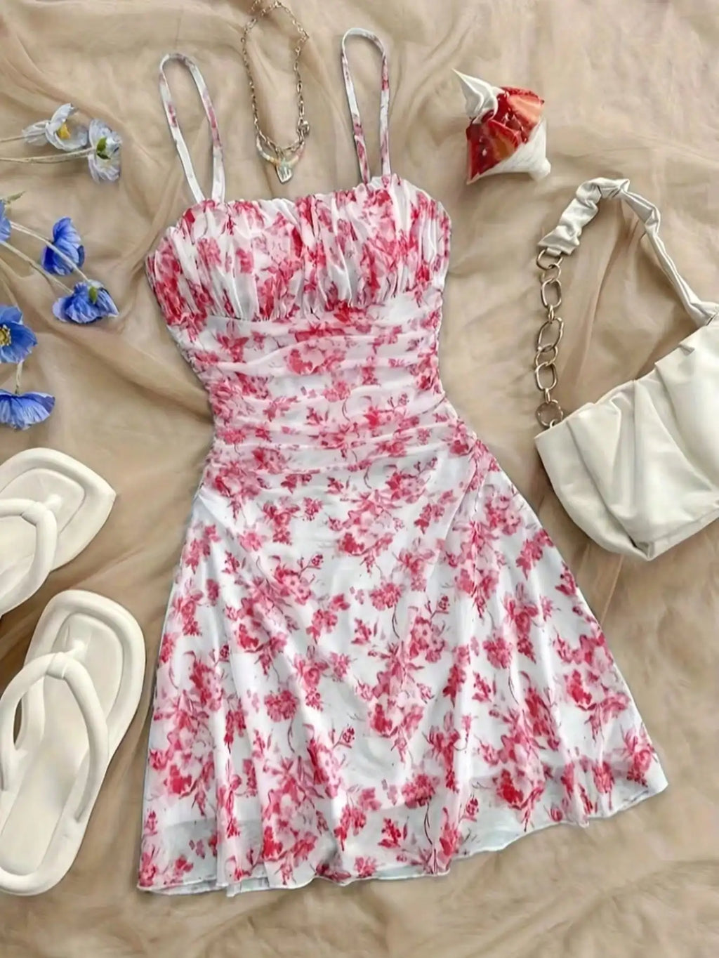 Robe Femme Fleurie Élégante