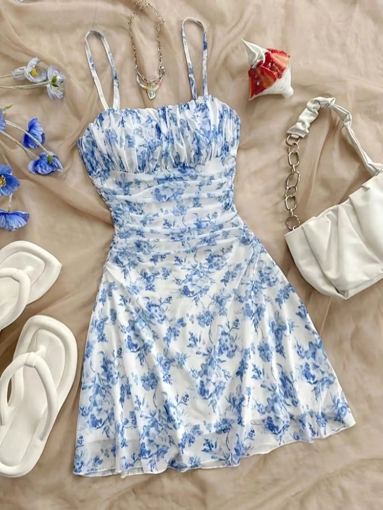 Robe Femme Fleurie Élégante