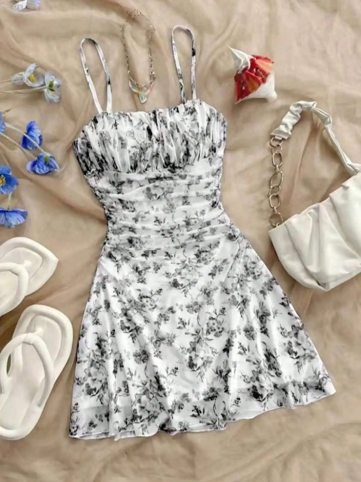 Robe Femme Fleurie Élégante